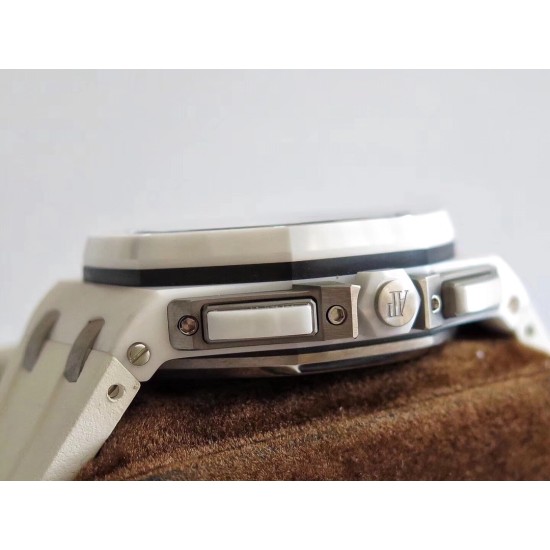 Audemars Piguet-Royal Oak Offshore Chronograph 26402CB White Ceramic JF A3126