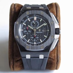 Audemars Piguet-Royal Oak Offshore 26402CE 44mm Cer/RU Black Dial JF A7750