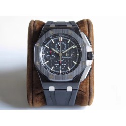 Audemars Piguet-Royal Oak Offshore 26402CE 44mm Cer/RU Black Dial JF A7750