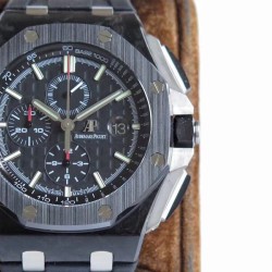 Audemars Piguet-Royal Oak Offshore 26402CE 44mm Cer/RU Black Dial JF A7750