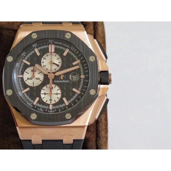 Audemars Piguet-Royal Oak Offshore 44mm RG/RU Black/White JF A3126