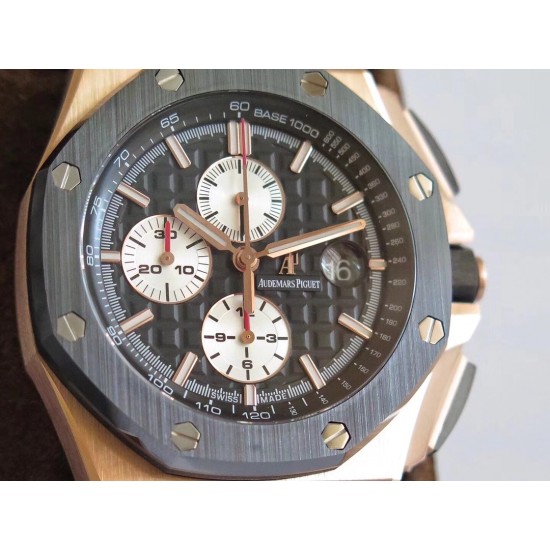 Audemars Piguet-Royal Oak Offshore 44mm RG/RU Black/White JF A3126