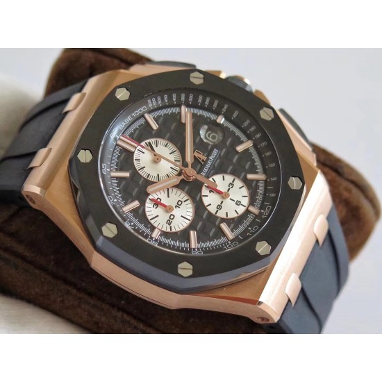 Audemars Piguet-Royal Oak Offshore 44mm RG/RU Black/White JF A3126