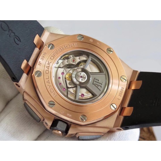 Audemars Piguet-Royal Oak Offshore 44mm RG/RU Black/White JF A3126