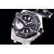 Audemars Piguet-Royal Oak Offshore Diver 15710 42mm SS/RU Black/Stk JF SA3120 Super Clone