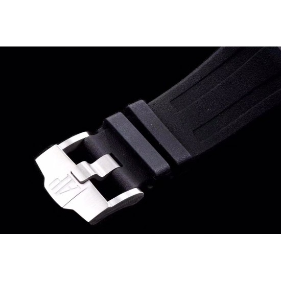 Audemars Piguet-Royal Oak Offshore Diver 15710 42mm SS/RU Black/Stk JF SA3120 Super Clone