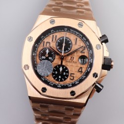 Audemars Piguet-Royal Oak Offshore 26470OR 42mm RG/RG Gold Dial JF A7750