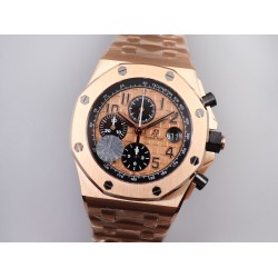 Audemars Piguet-Royal Oak Offshore 26470OR 42mm RG/RG Gold Dial JF A7750