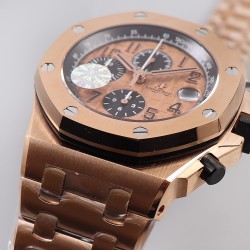 Audemars Piguet-Royal Oak Offshore 26470OR 42mm RG/RG Gold Dial JF A7750