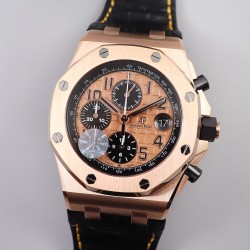 Audemars Piguet-Royal Oak Offshore 26470OR 42mm RG/Le Gold Dial JF A7750