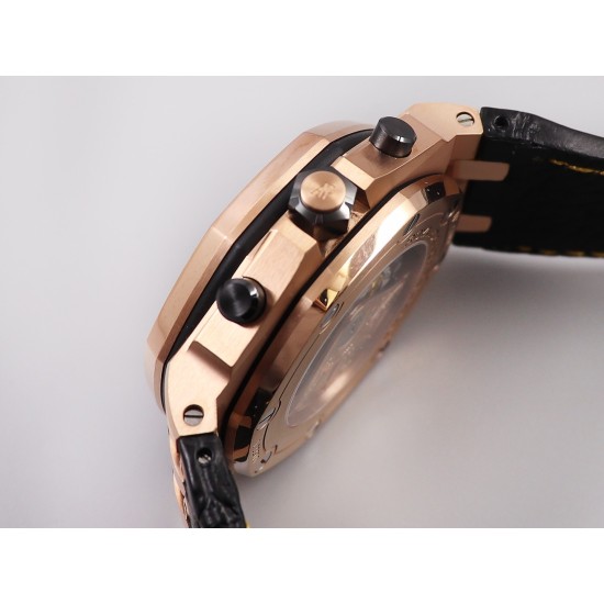 Audemars Piguet-Royal Oak Offshore 26470OR 42mm RG/Le Gold Dial JF A7750