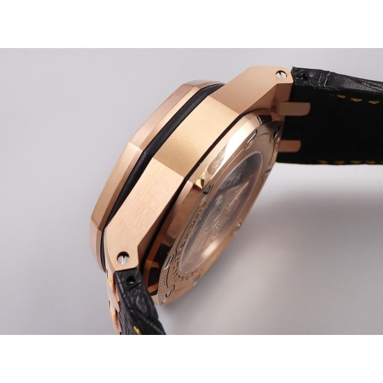 Audemars Piguet-Royal Oak Offshore 26470OR 42mm RG/Le Gold Dial JF A7750