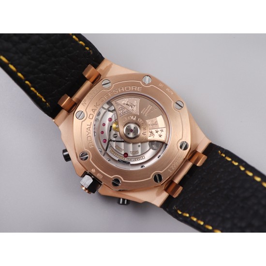 Audemars Piguet-Royal Oak Offshore 26470OR 42mm RG/Le Gold Dial JF A7750