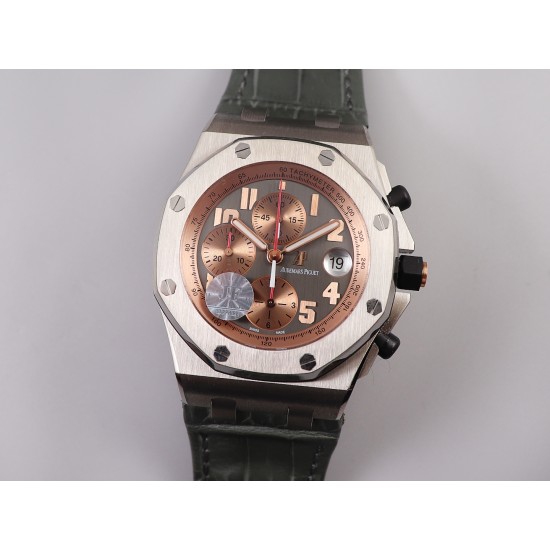 Audemars Piguet-Royal Oak Offshore 26170ST 42mm SS/LE Grey/RG Dial JF A7750