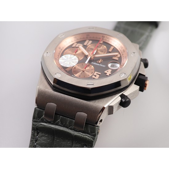 Audemars Piguet-Royal Oak Offshore 26170ST 42mm SS/LE Grey/RG Dial JF A7750