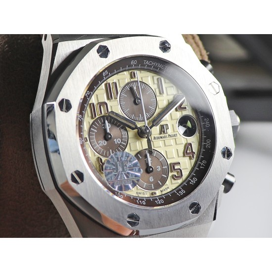 Audemars Piguet-Royal Oak Offshore 26470ST 42mm SS/LE Cream Dial JF A7750