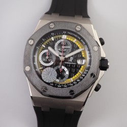 Audemars Piguet-Royal Oak Offshore 26400IO 44mm SS/RU Black/Black JF A3126