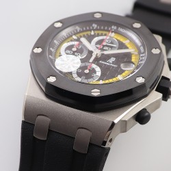Audemars Piguet-Royal Oak Offshore 26400IO 44mm SS/RU Black/Black JF A3126
