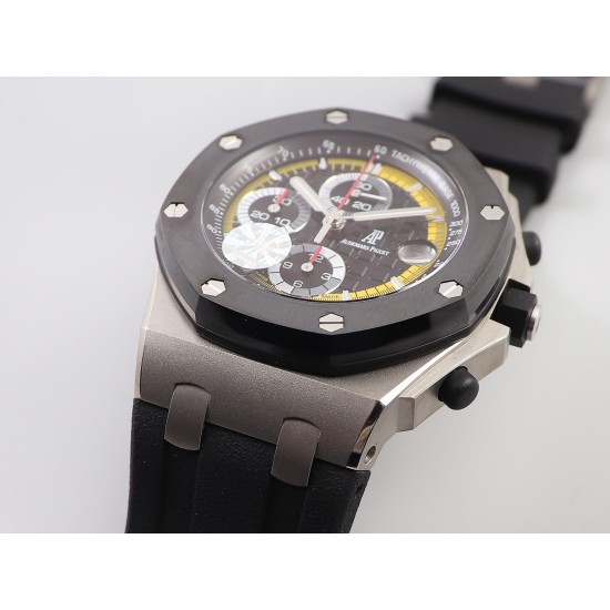 Audemars Piguet-Royal Oak Offshore 26400IO 44mm SS/RU Black/Black JF A3126