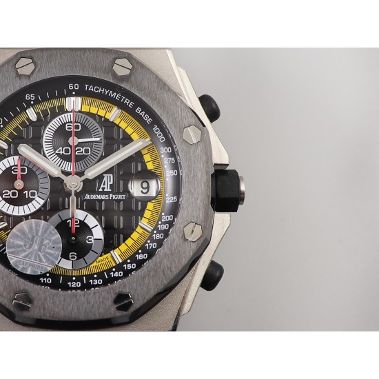 Audemars Piguet-Royal Oak Offshore 26400IO 44mm SS/RU Black/Black JF A3126
