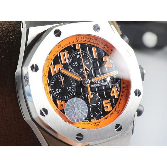 Audemars Piguet-Royal Oak Offshore 42mm SS/LE Black/Org JF A7750
