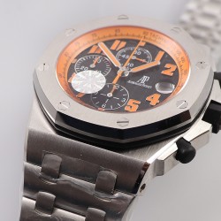 Audemars Piguet-Royal Oak Offshore 42mm SS/SS Black/Org JF A7750