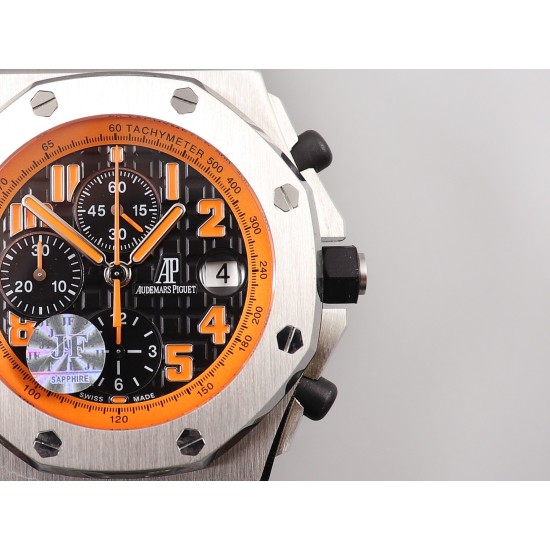 Audemars Piguet-Royal Oak Offshore 42mm SS/SS Black/Org JF A7750