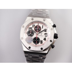 Audemars Piguet-Royal Oak Offshore 26170ST 42mm SS/SS White Dial JF A7750