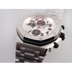 Audemars Piguet-Royal Oak Offshore 26170ST 42mm SS/SS White Dial JF A7750