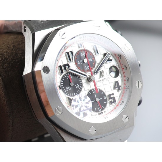 Audemars Piguet-Royal Oak Offshore 26170ST 42mm SS/SS White Dial JF A7750