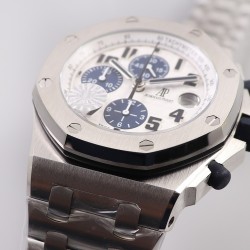 Audemars Piguet-Royal Oak Offshore 26170ST 42mm SS/SS White Dial JF A7750