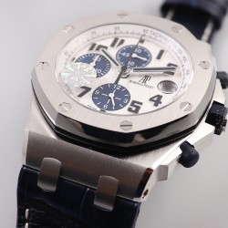 Audemars Piguet-Royal Oak Offshore 26170ST 42mm SS/Le White Dial JF A7750