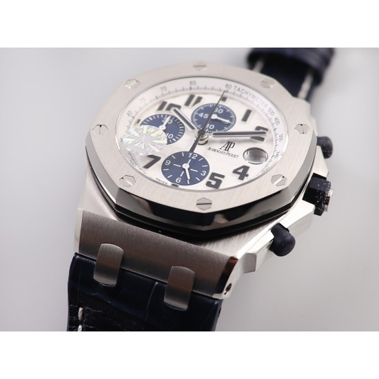 Audemars Piguet-Royal Oak Offshore 26170ST 42mm SS/Le White Dial JF A7750