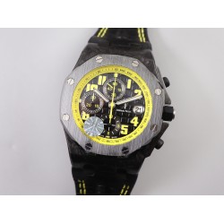 Audemars Piguet-Royal Oak Offshore 42mm Cer/LE Black/Yellow JF A7750