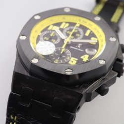 Audemars Piguet-Royal Oak Offshore 42mm Cer/LE Black/Yellow JF A7750