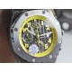 Audemars Piguet-Royal Oak Offshore 42mm Cer/LE Black/Yellow JF A7750