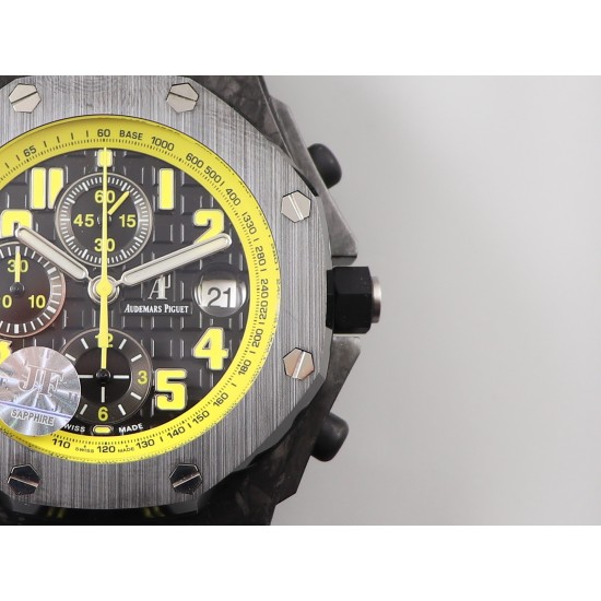 Audemars Piguet-Royal Oak Offshore 42mm Cer/LE Black/Yellow JF A7750
