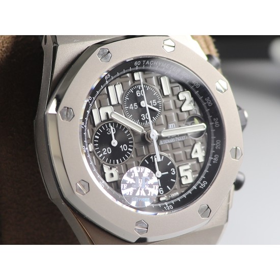 Audemars Piguet-Royal Oak Offshore 26470ST 42mm Ti/Ru Grey Dial JF A7750