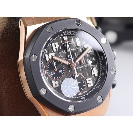 Audemars Piguet-Royal Oak Offshore 25940OK 42mm RG/RU Grey/Blk JF A7750