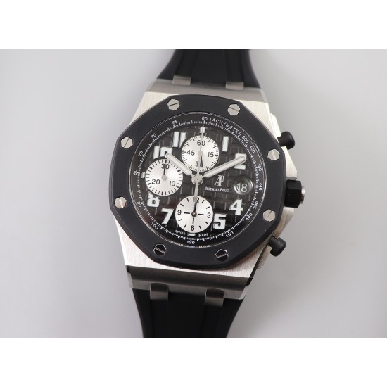 Audemars Piguet-Royal Oak Offshore 26170ST 42mm SS/RU Black Dial JF A7750