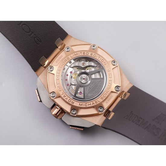 Audemars Piguet-Royal Oak Offshore 44mm Michael Schumacher RG/RU Grey/Black JJF A3126