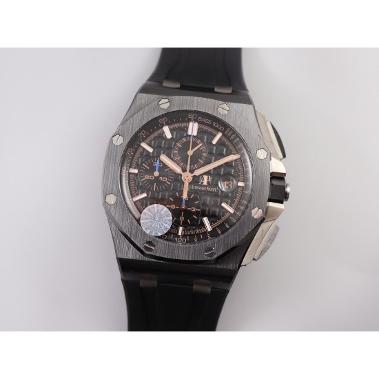 Audemars Piguet-Royal Oak Offshore 44mm CER/RU Blk/Stk JF A3126