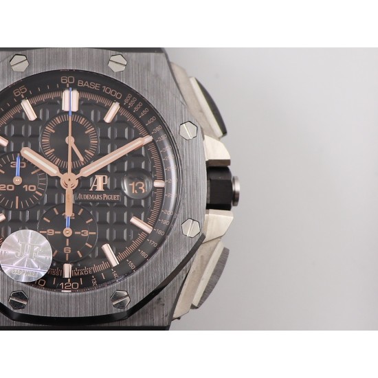 Audemars Piguet-Royal Oak Offshore 44mm CER/RU Blk/Stk JF A3126