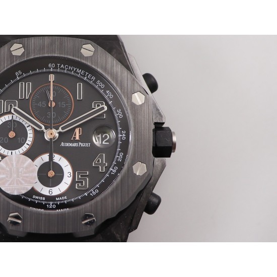 Audemars Piguet-Royal Oak Offshore 42mm Cer/RU Grey/Green JF A3126