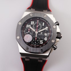 Audemars Piguet-Royal Oak Offshore 26402CE 44mm Cer/RU Black Dial JF A7750