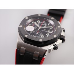 Audemars Piguet-Royal Oak Offshore 26402CE 44mm Cer/RU Black Dial JF A7750