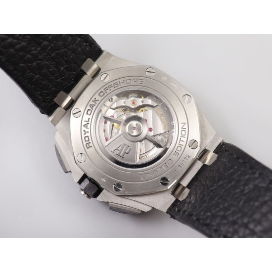 Audemars Piguet-Royal Oak Offshore 44mm SS/LE Black/Stk JF A3126