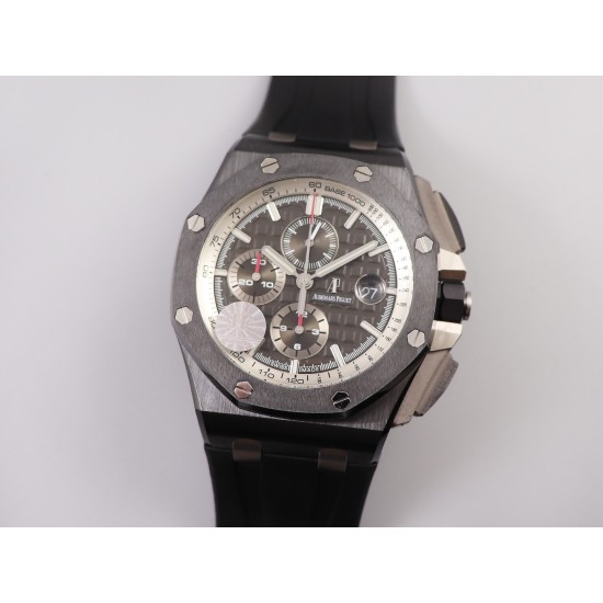 Audemars Piguet-Royal Oak Offshore 26405CE 44mm Cer/RU Grey Dial JF A7750