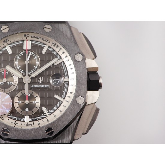 Audemars Piguet-Royal Oak Offshore 26405CE 44mm Cer/RU Grey Dial JF A7750