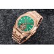 Audemars Piguet-Royal Oak Tourbillon 41mm YG/YG Green/Stk R8F V2 Flying Tourb